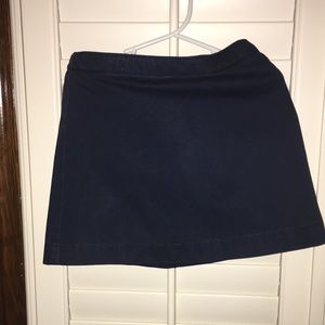 Navy skirt Lands End size 6